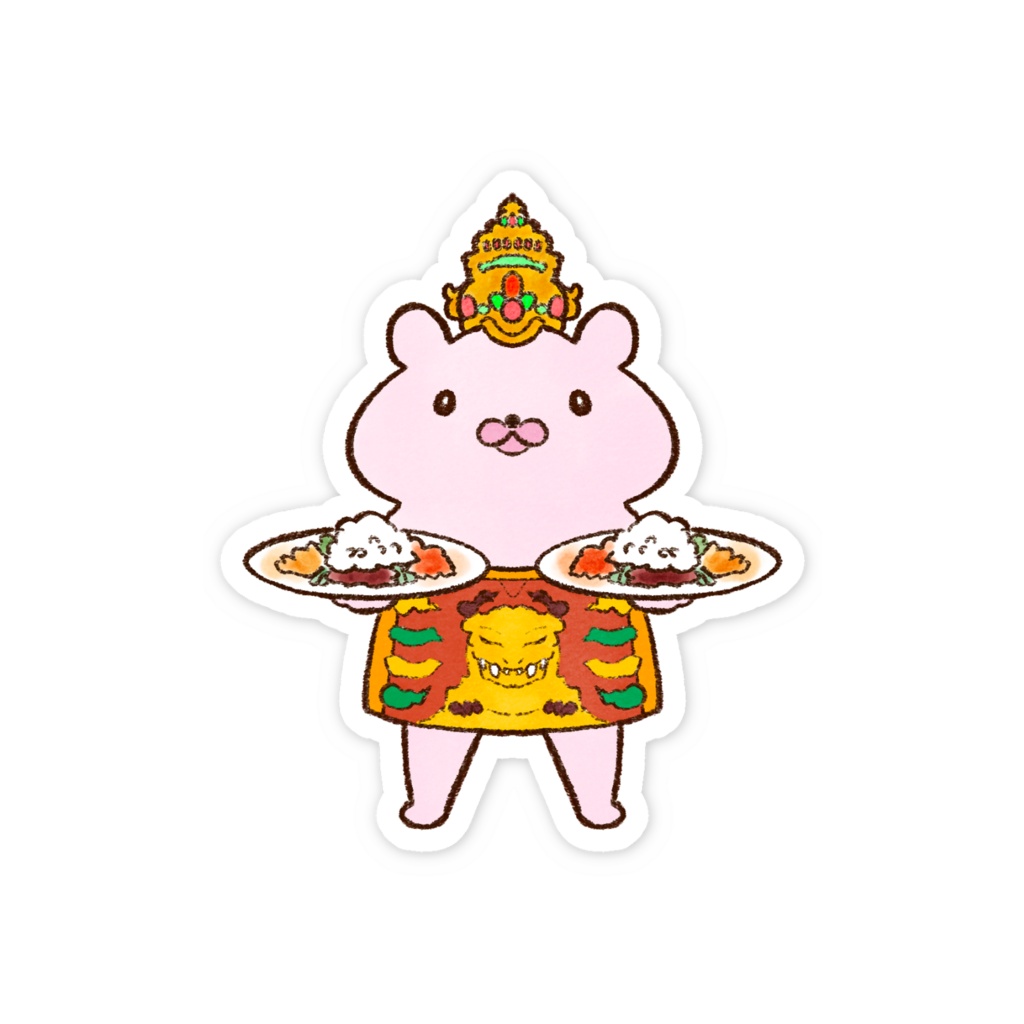 カレーの神様・チュナパハちゃん ラッキーシール