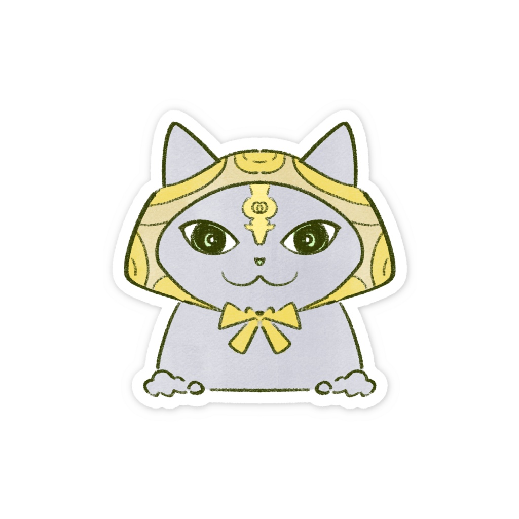 古代の神秘猫・エジプシュカ ラッキーシール