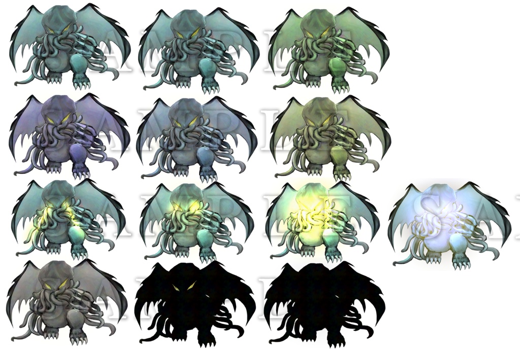 サニド / クタニド 立ち絵イラスト