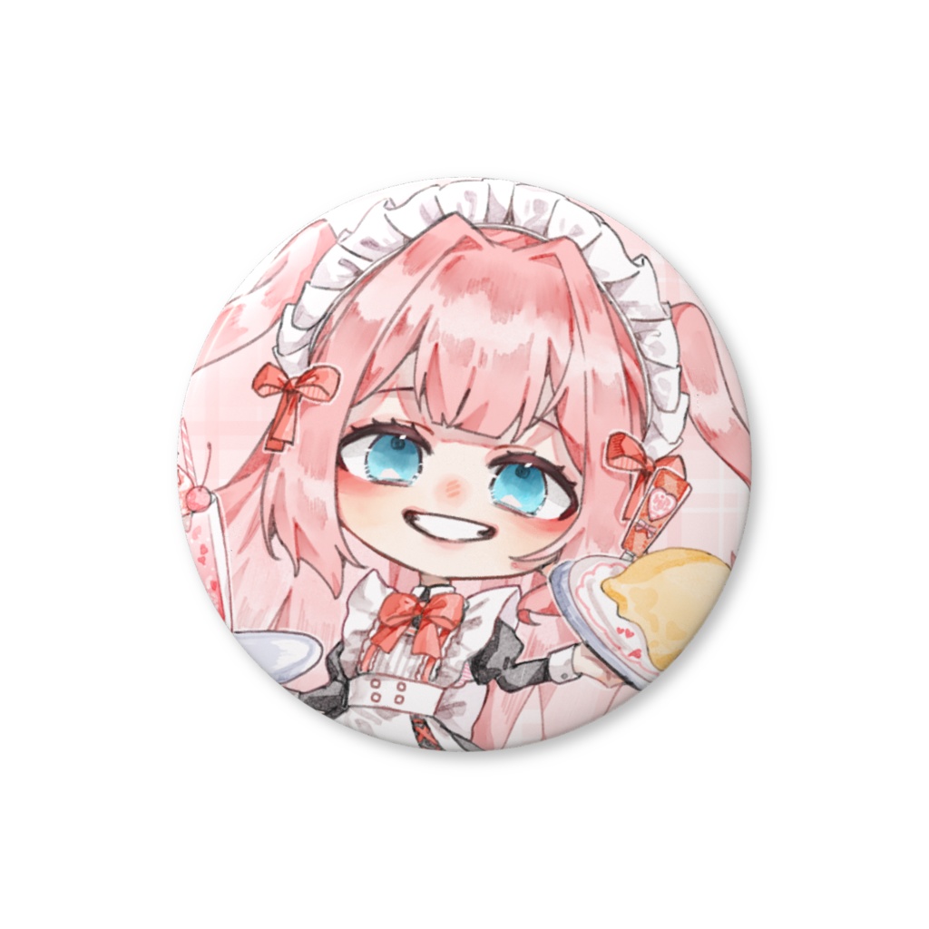 メイドミニキャラ 缶バッジ(バリュー)