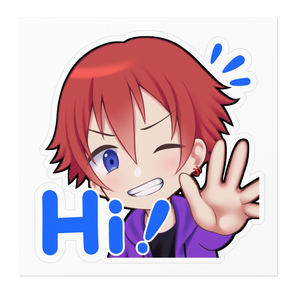 DJ REG Hi ステッカー