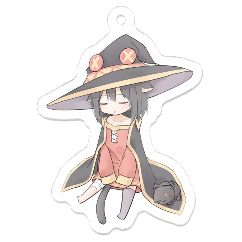 【非公式】めぐみん お昼寝 アクリルキーホルダー