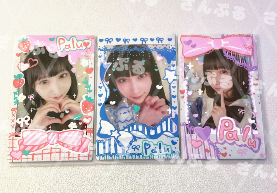 落書き付きチェキ