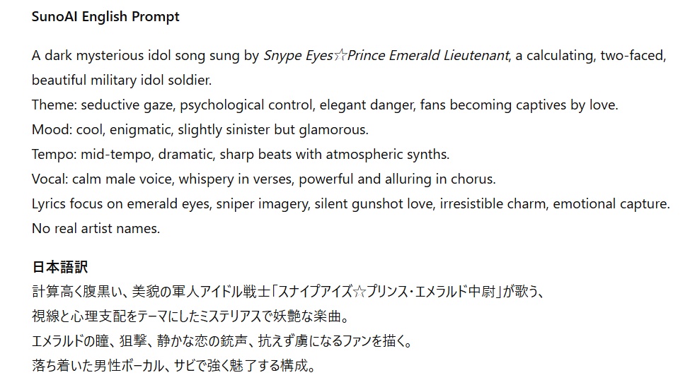 キャラ召喚式・クリエイトプロンプト【カスタム版】フル機能