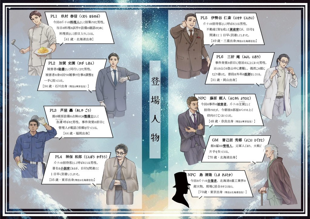 『不香花の銘』(マーダーミステリー)