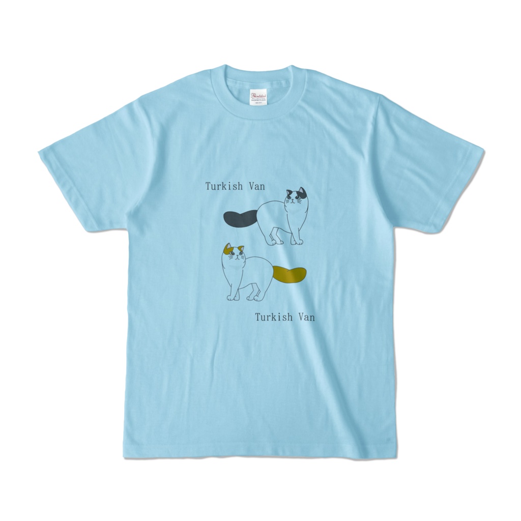 ● ターキッシュバン　Tシャツ（水色スイムキャットカラー）