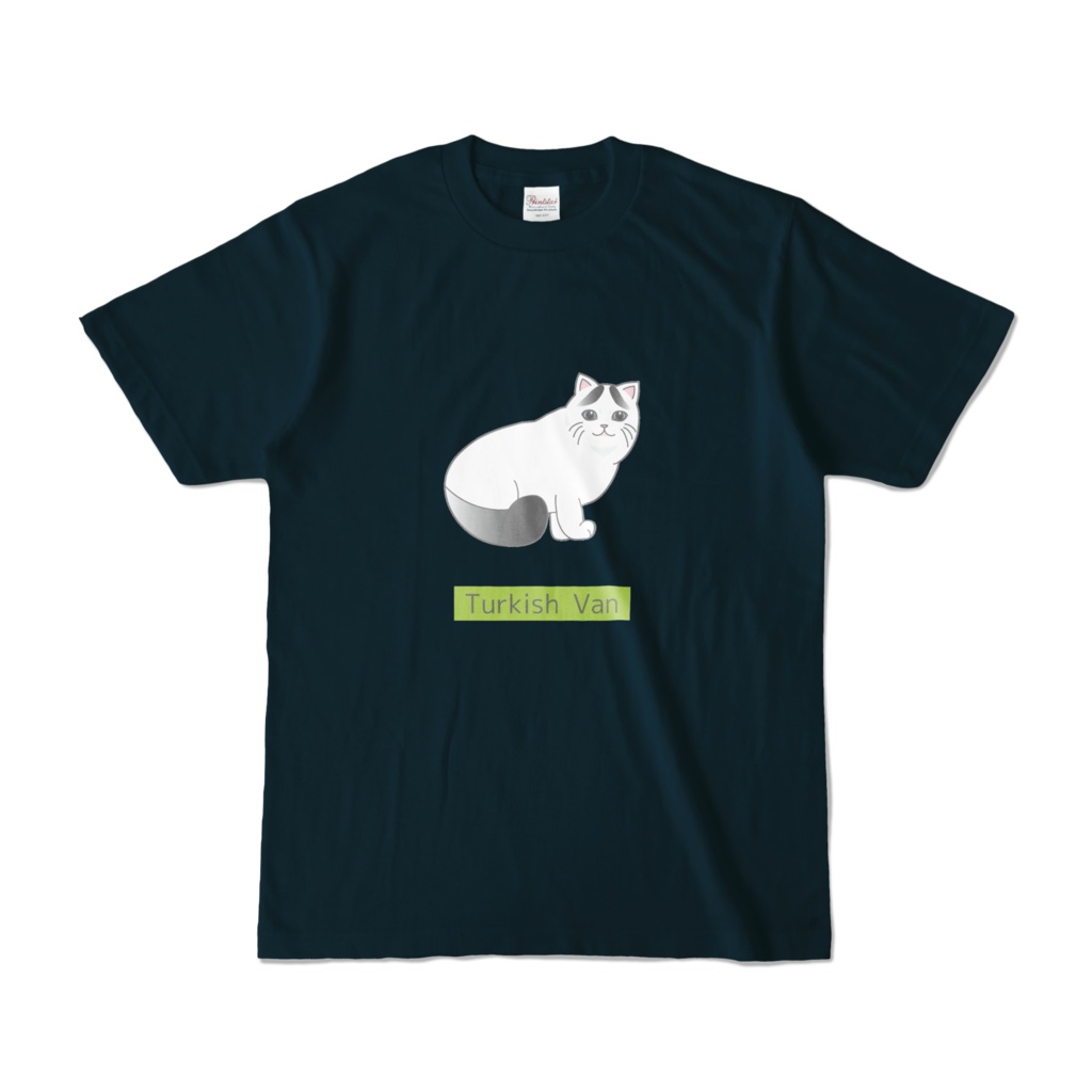 ● [Elegant Van Catsシリーズ] Tシャツ（ネイビー）