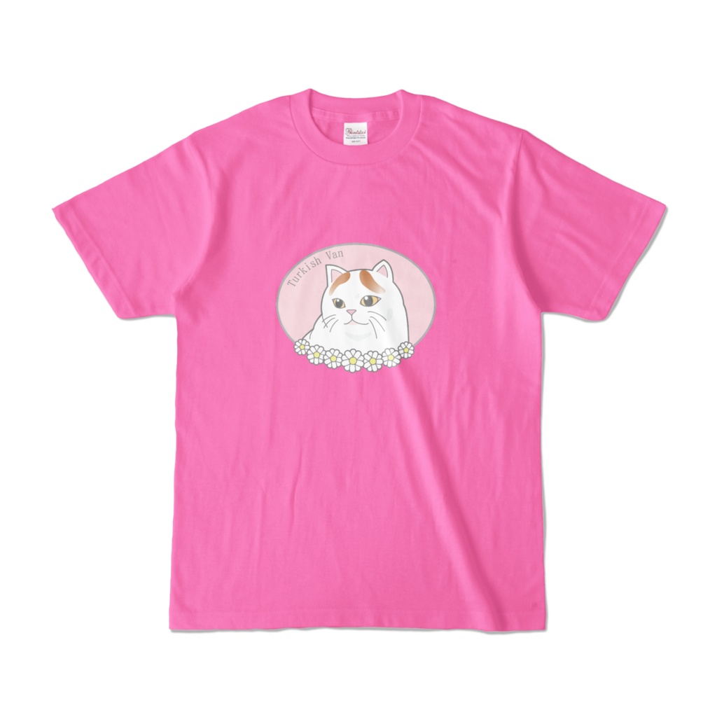 ● [Elegant Van Catsシリーズ] Tシャツ（華やかピンク）