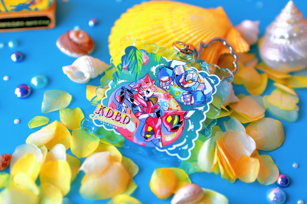 KOBDちゃんの夏海水面アクキー KOBD Summer Floating Keychain