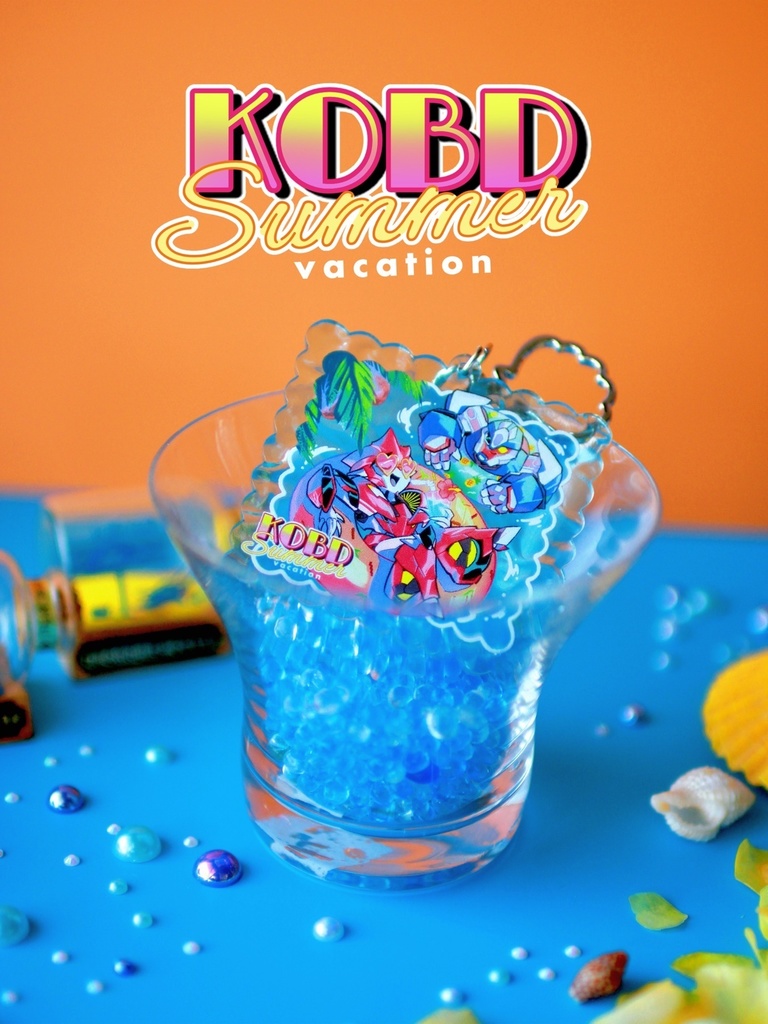 KOBDちゃんの夏海水面アクキー KOBD Summer Floating Keychain