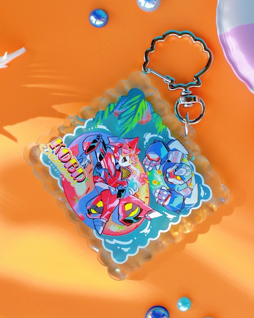 KOBDちゃんの夏海水面アクキー KOBD Summer Floating Keychain