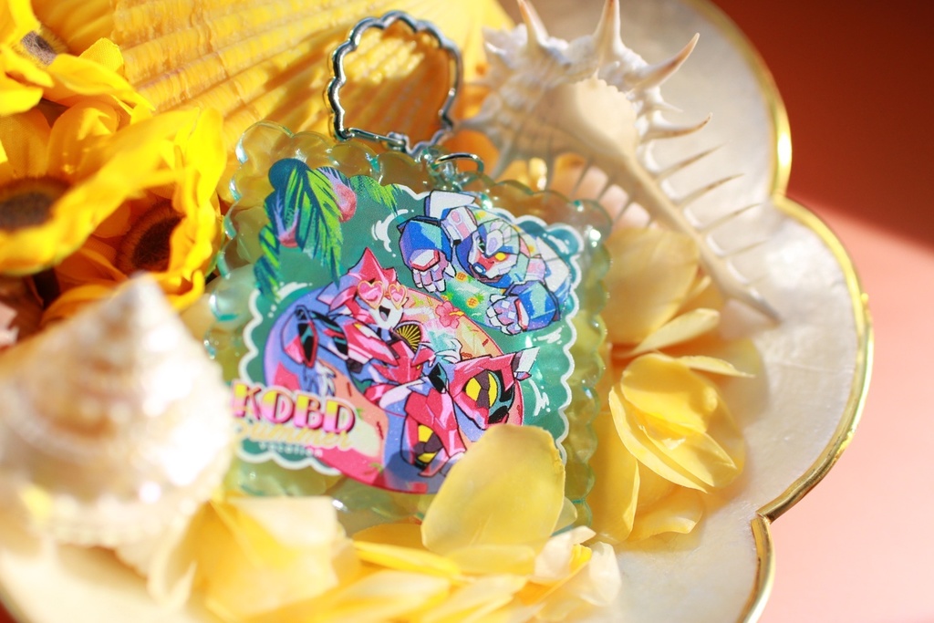 KOBDちゃんの夏海水面アクキー KOBD Summer Floating Keychain