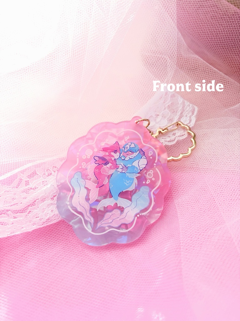 【再販】ブレノク人魚ちゃんシェルアクキー Mermaid KOBD Shell Keychain