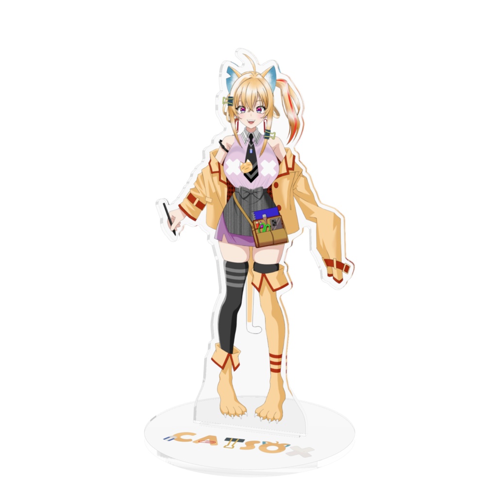 caスちゃん立ち絵でっかいアクスタ！名前入り！