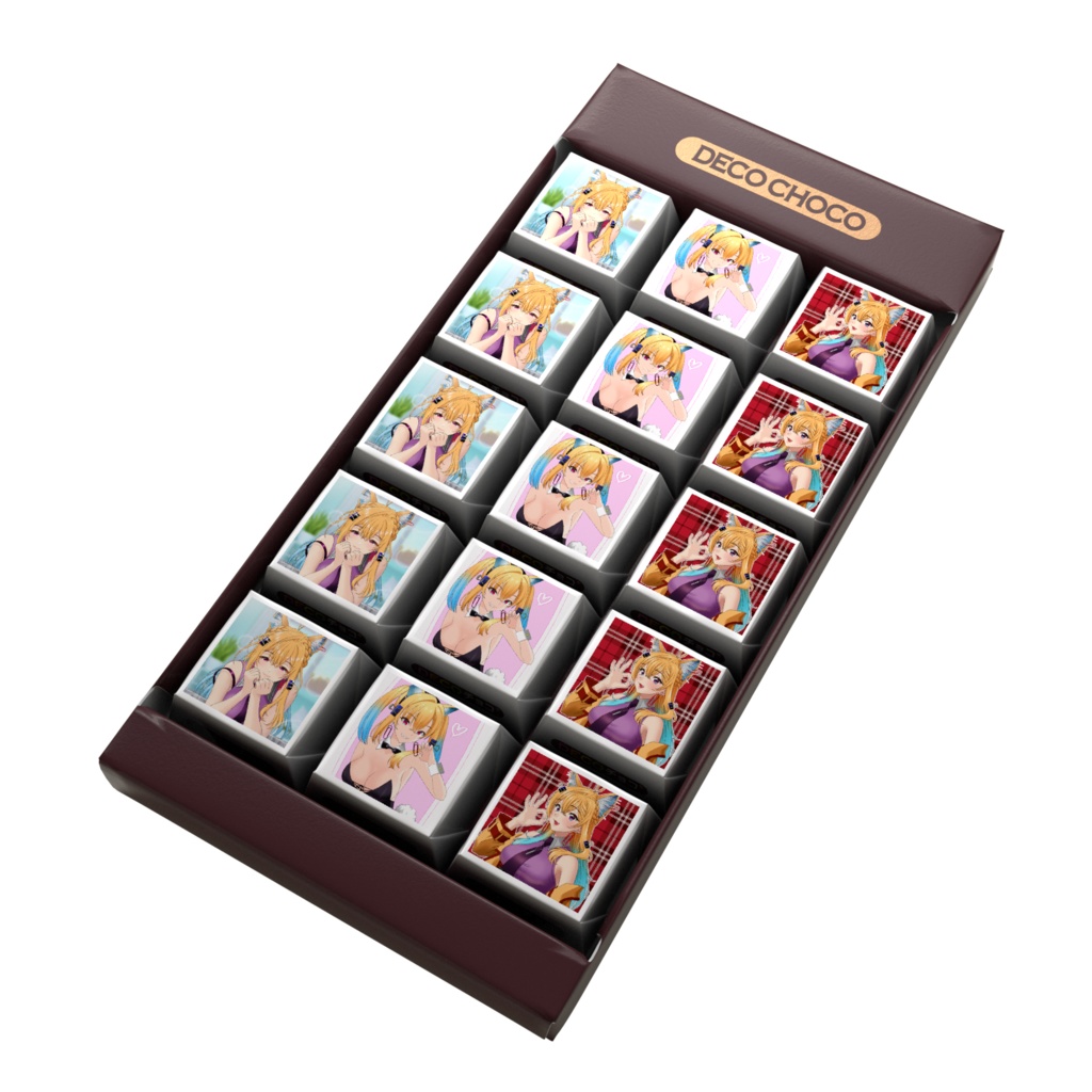 キャスちゃんDECOチョコ！