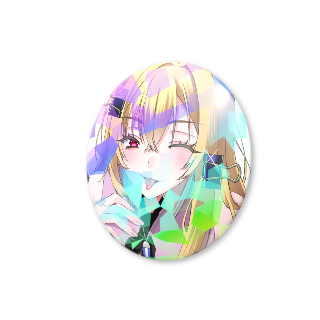 キャスちゃんホログラム缶バッジ!