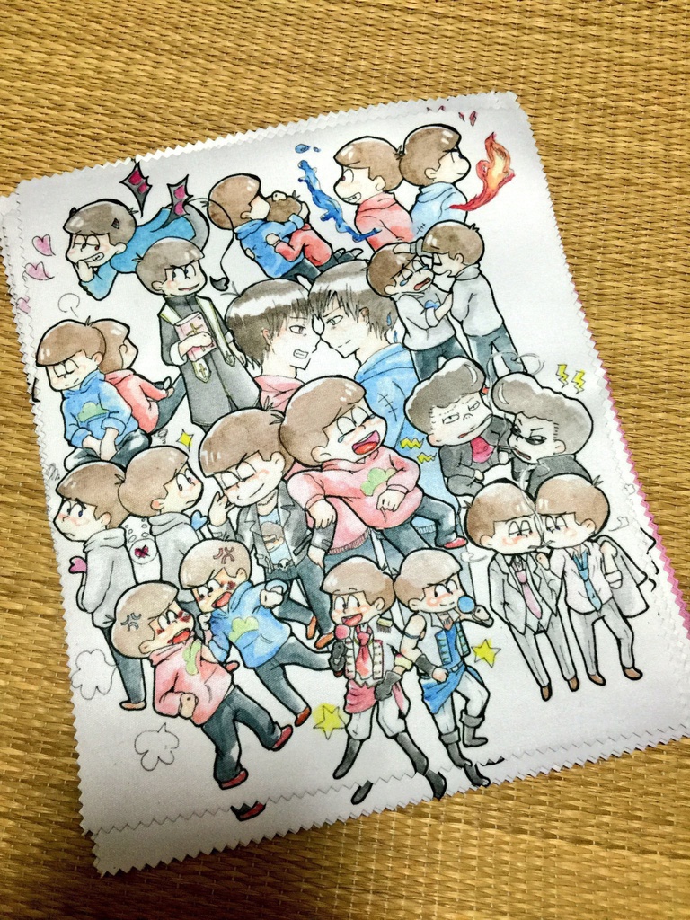 カラおそ眼鏡拭き