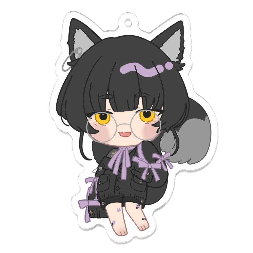 寝古理するはのぷちねこりアクリルキーホルダー【半年記念グッズ】
