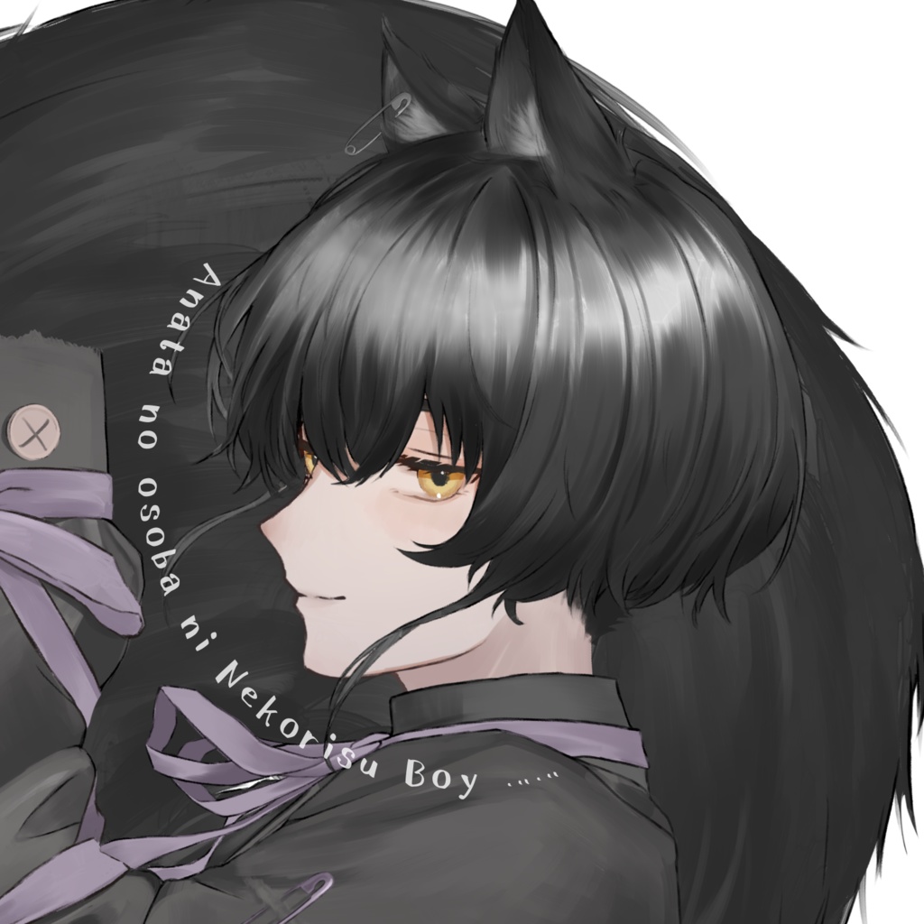 全4種類!ねこりすといっしょ🧐缶バッジ【一周年記念グッズ】