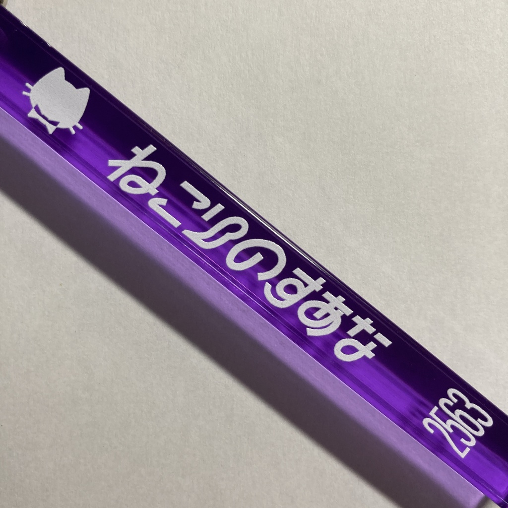 あそびにおいで!ねこりのすあなホテルキーホルダー【1.5周年記念グッズ】