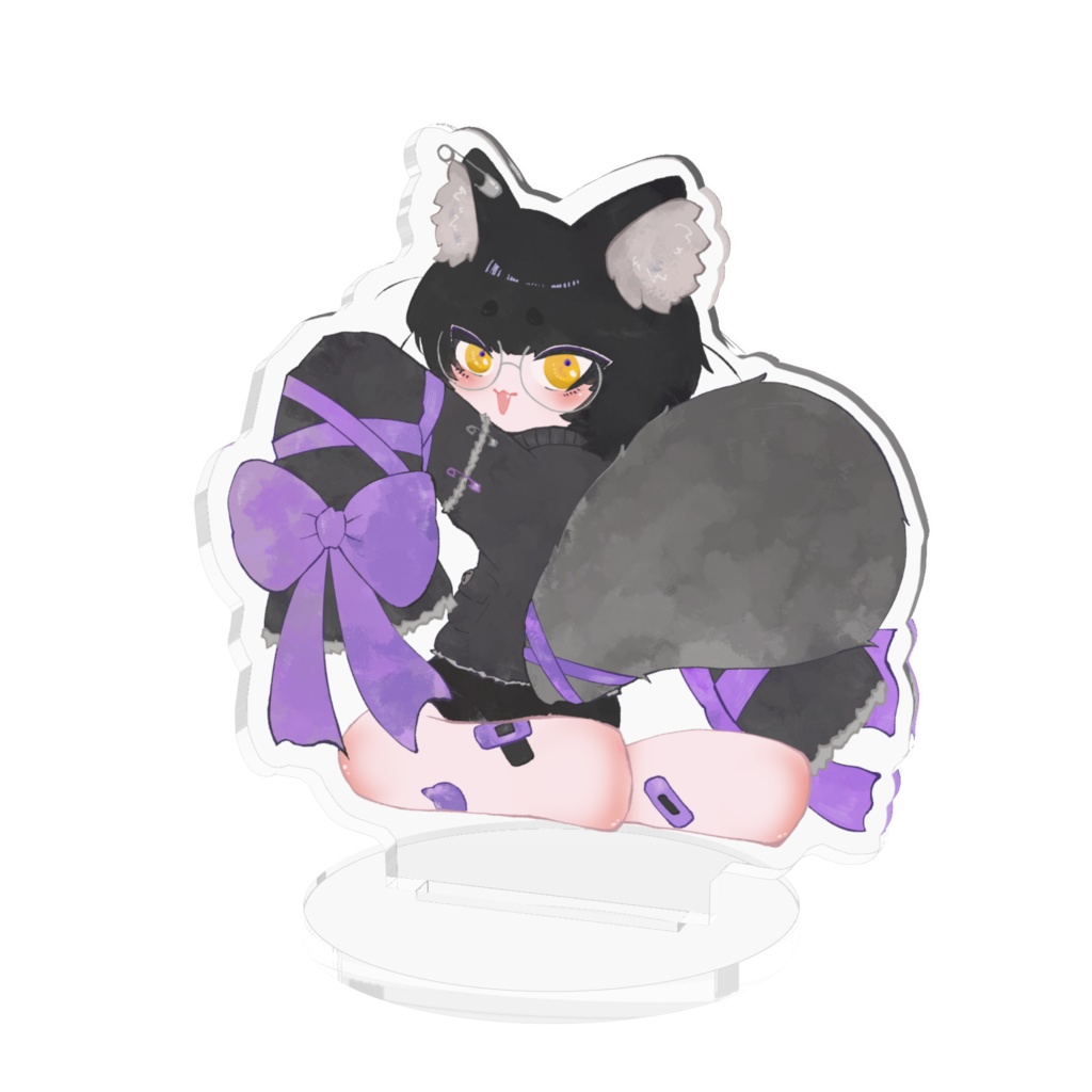 あらゆるものをみてみてする振り向きねこりすアクスタ【3周年記念グッズ】