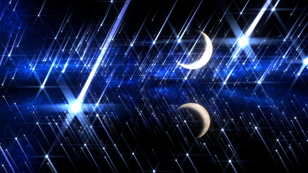 【無料MMD】星の雨ステージ