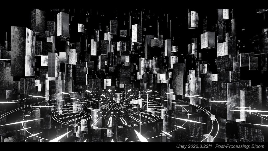 【VRC対応】黒の都市ステージ【UnityPackage】