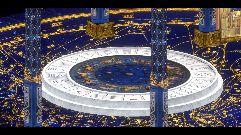 【Vtuber向け】夜明けの星空ステージ【UnityPackage】