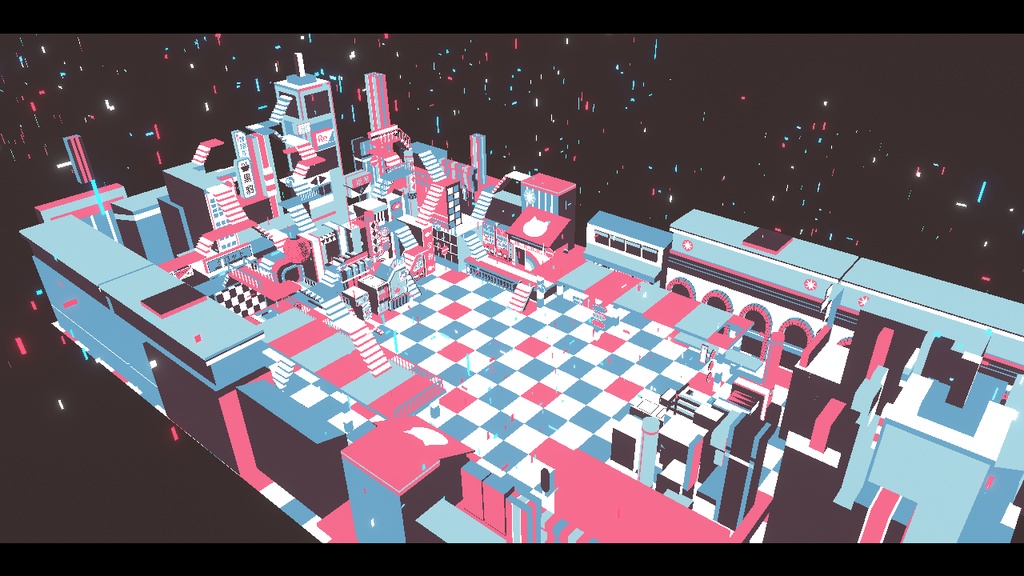 仮想街ステージ【Vtuber, VRC, 動画制作で使えるUnityPackage】