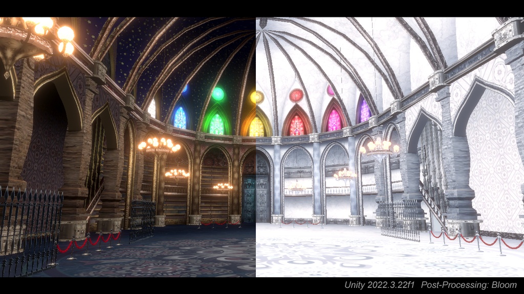 洋館書庫ステージ・白ver.同梱【Vtuber, VRC, 動画制作で使えるUnityPackage】