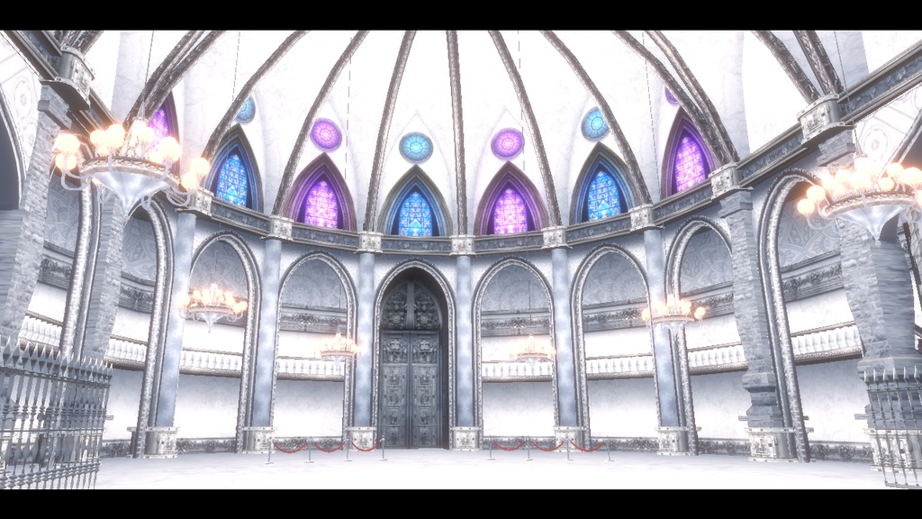 洋館書庫ステージ・白ver.同梱【Vtuber, VRC, 動画制作で使えるUnityPackage】