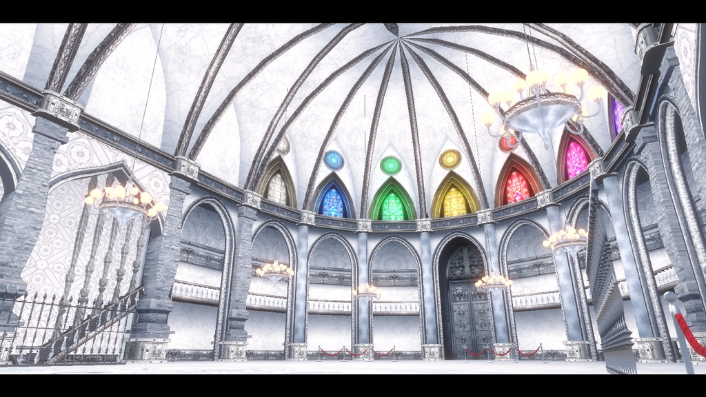 洋館書庫ステージ・白ver.同梱【Vtuber, VRC, 動画制作で使えるUnityPackage】
