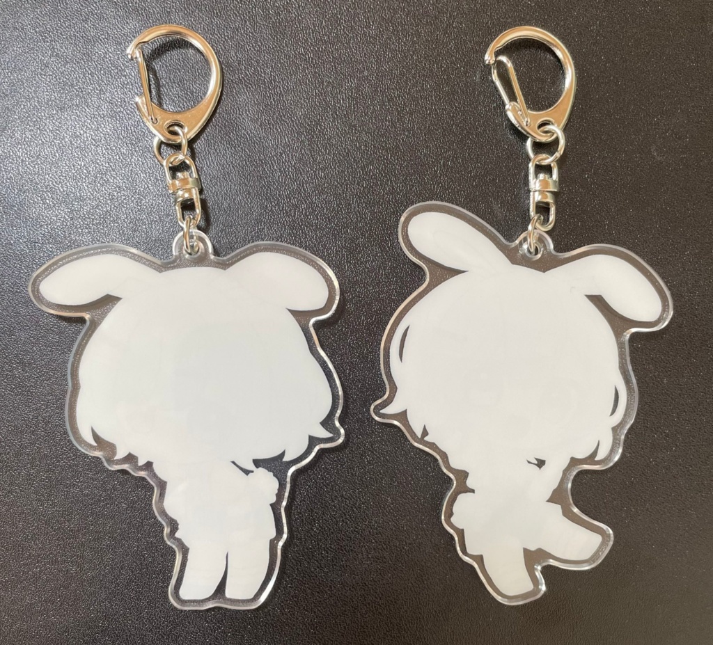 うさぎアクリルキーホルダーB