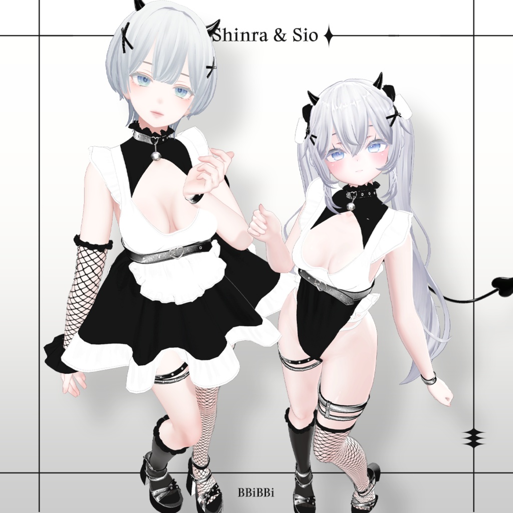 【7アバター対応】 かわいい悪魔メイド♥Cute Devil Maid