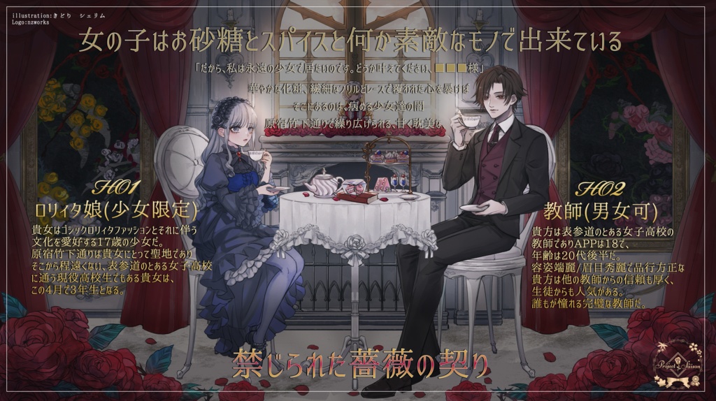 CoCシナリオ「今夜、ロリィタのお茶会で。」