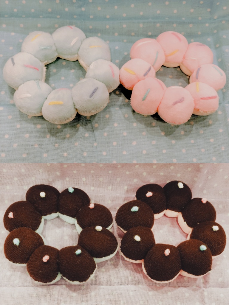 🍩リバーシブル・ドーナツꕤ︎ぬいぐるみスタンドꕤ︎︎