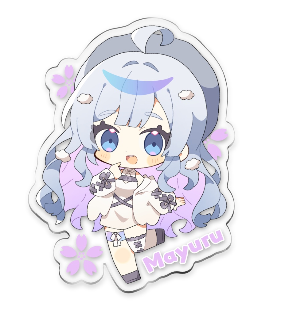 【まゆるbloom】いつでも一緒アクリルキーホルダー