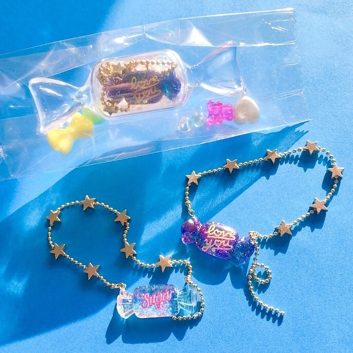 ぷらぷらキャンディーのななめがけ
