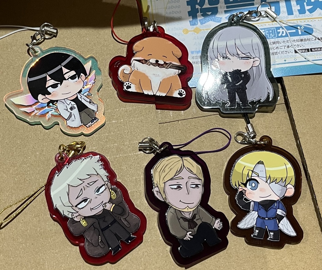 スチルはあるけど立ち絵が無い人たちアクキー