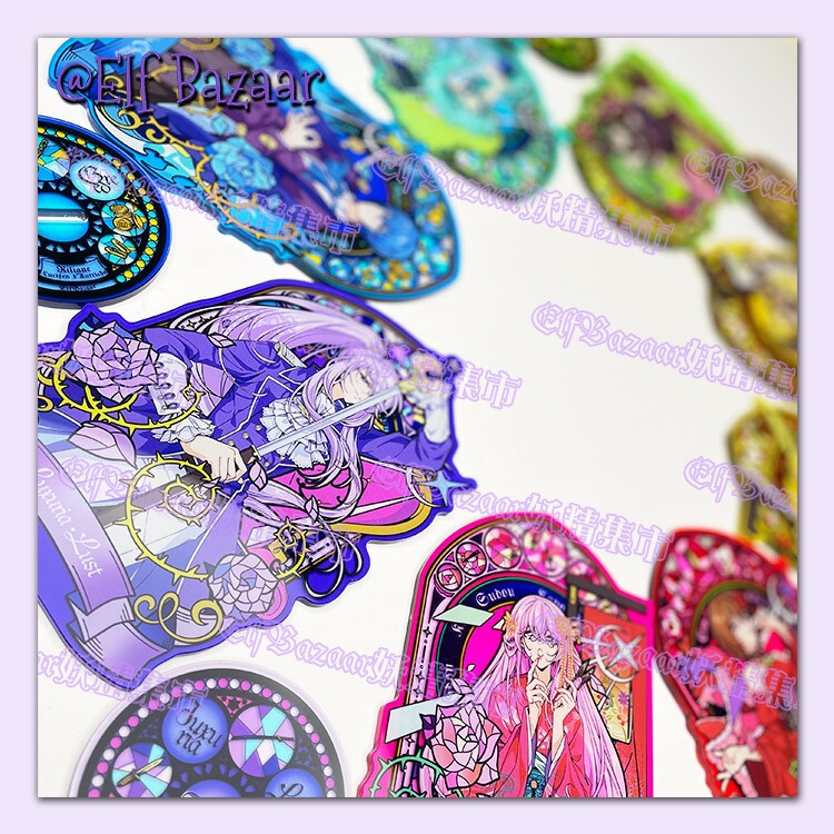 【悪ノ大罪】ステンドグラス風 BIGアクリルスタンド 全8種