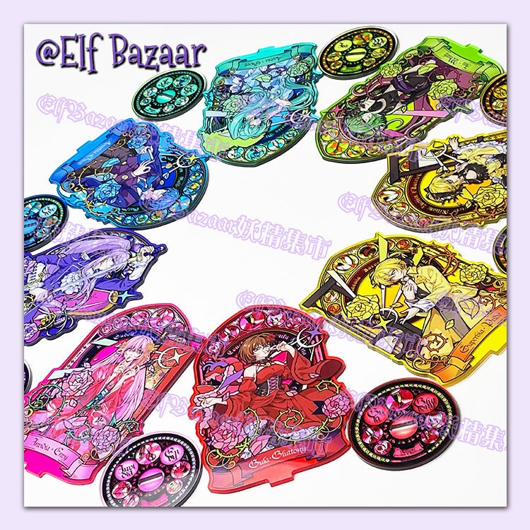 【悪ノ大罪】ステンドグラス風 BIGアクリルスタンド 全8種