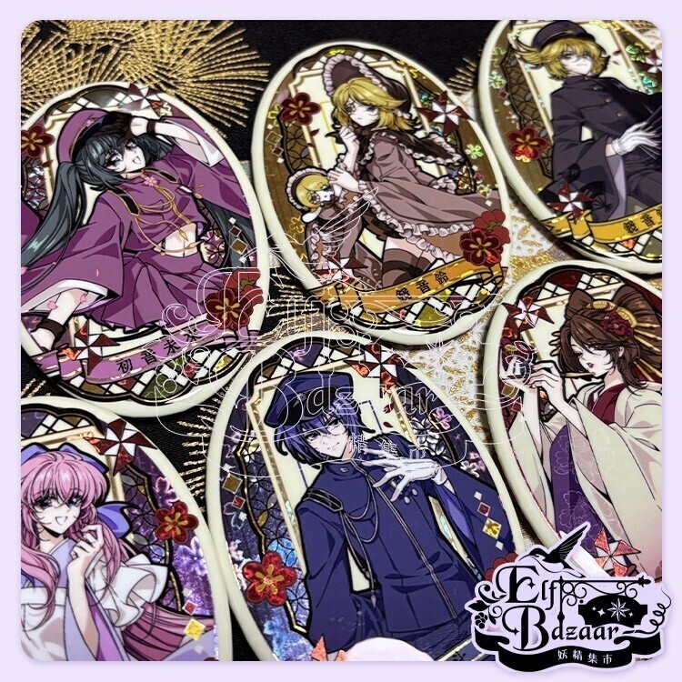 【千本桜】オーバルバッジ(全6種)