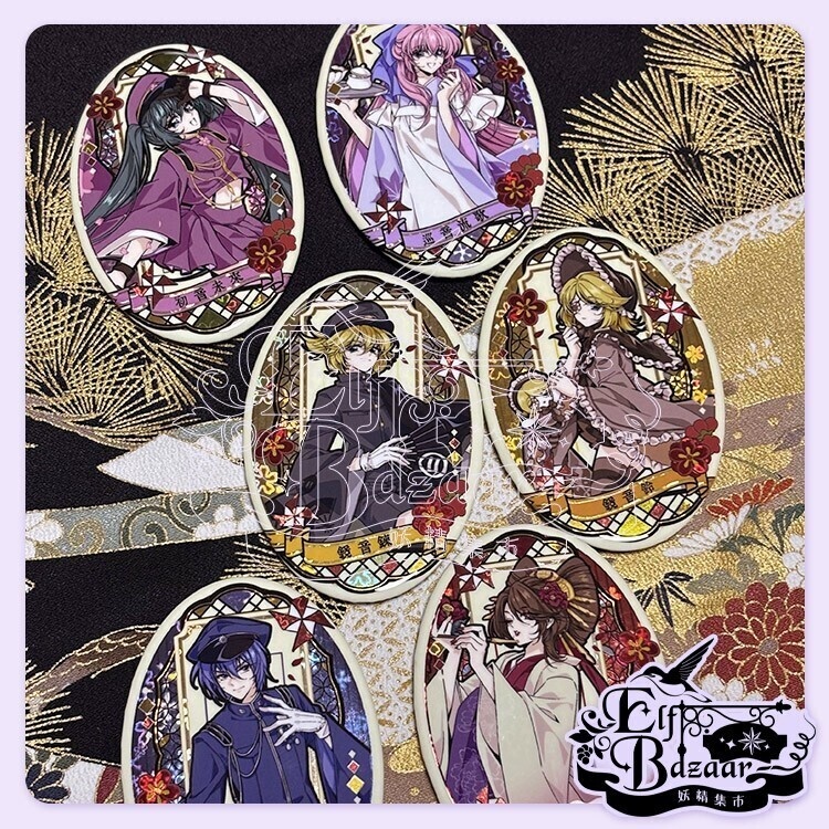 【千本桜】オーバルバッジ(全6種)
