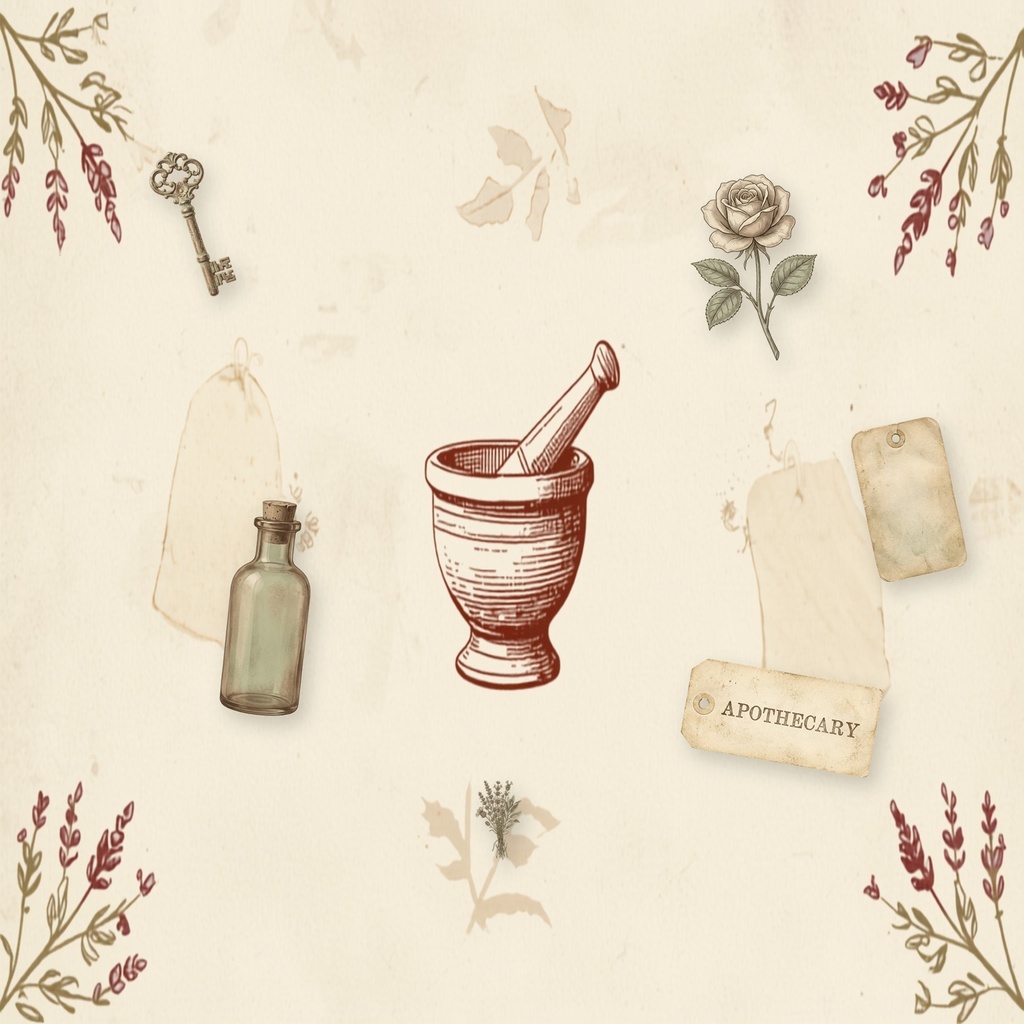 ANTIQUE APOTHECARY 110点セット