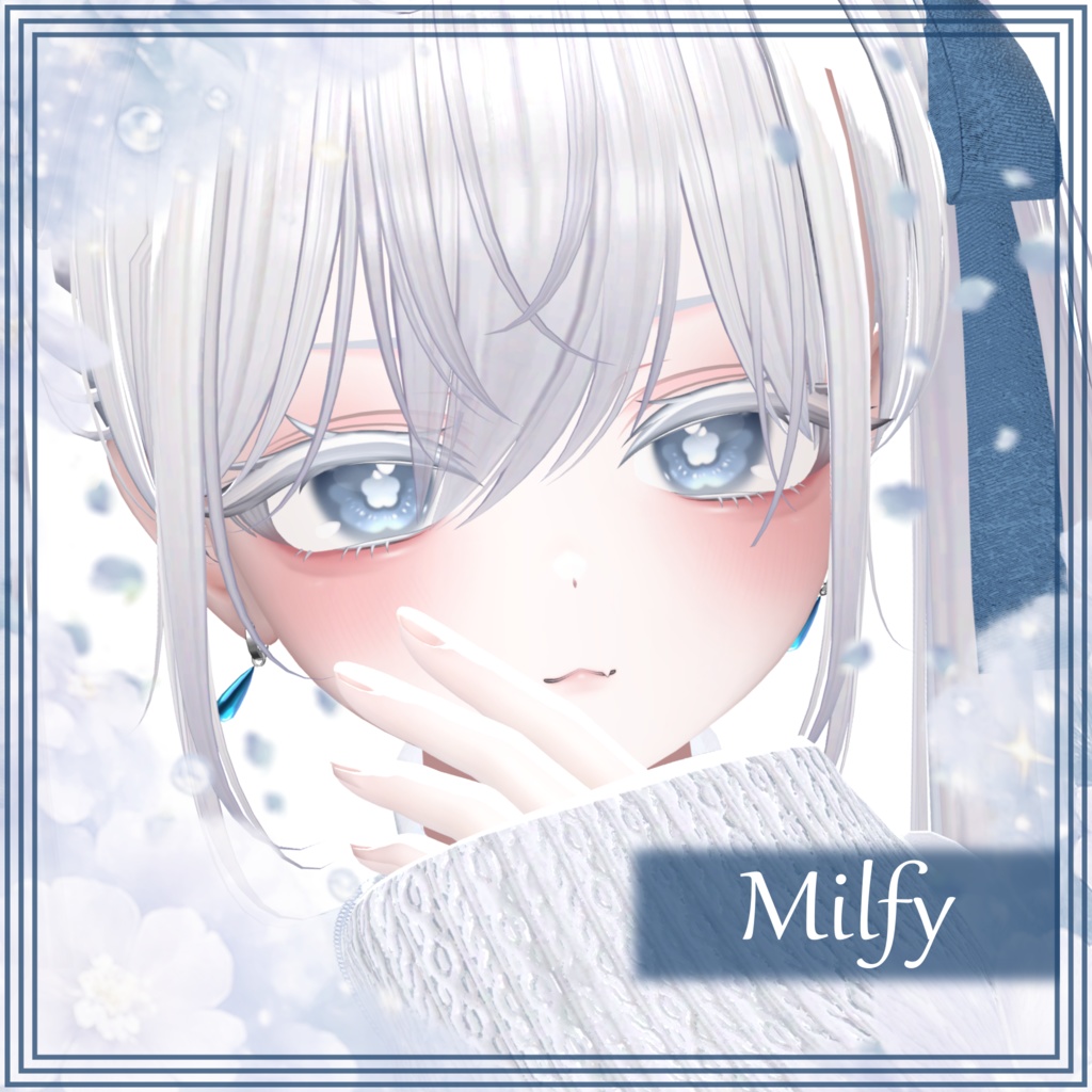 《 6avatar 》 ❀𝘿𝙚𝙬𝙮 𝙁𝙡𝙤𝙬𝙚𝙧 𝙀𝙮𝙚❀ 9color #YFN_VRC