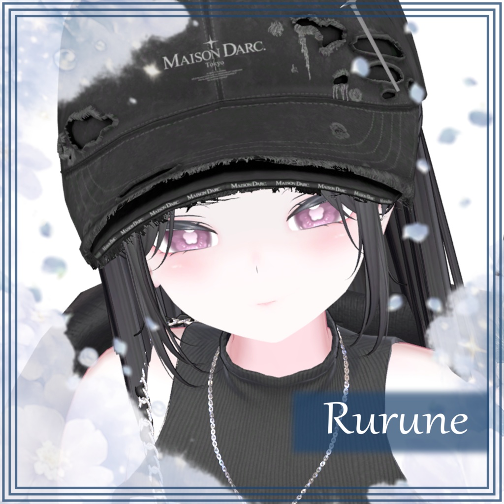 《 6avatar 》 ❀𝘿𝙚𝙬𝙮 𝙁𝙡𝙤𝙬𝙚𝙧 𝙀𝙮𝙚❀ 9color #YFN_VRC