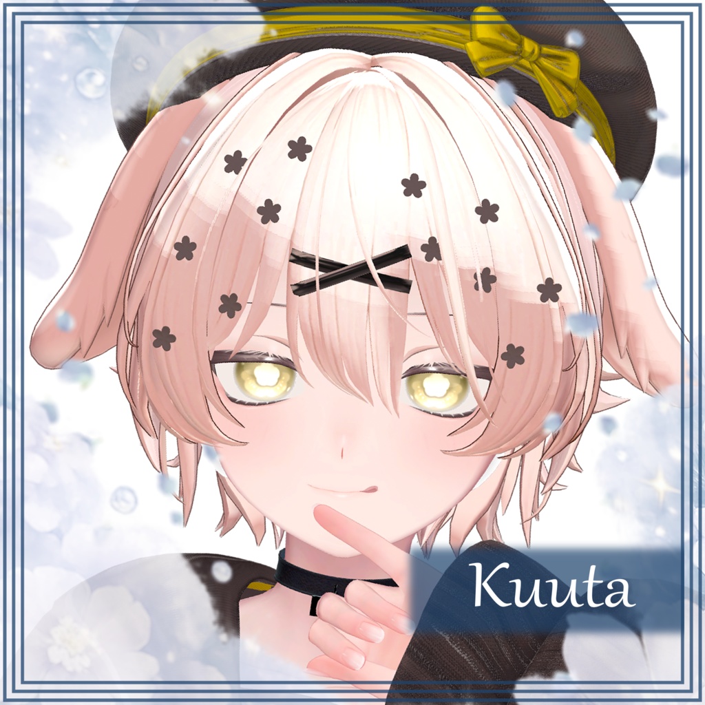 《 6avatar 》 ❀𝘿𝙚𝙬𝙮 𝙁𝙡𝙤𝙬𝙚𝙧 𝙀𝙮𝙚❀ 9color #YFN_VRC