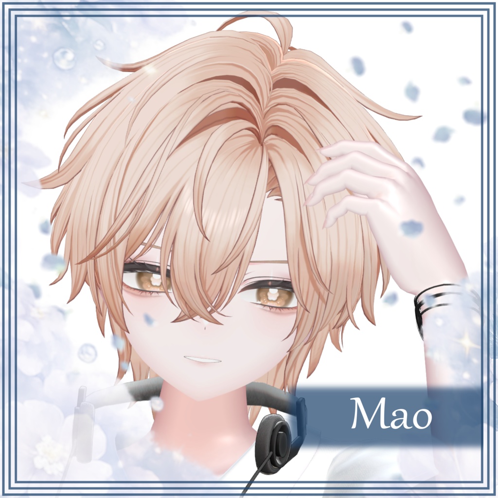 《 6avatar 》 ❀𝘿𝙚𝙬𝙮 𝙁𝙡𝙤𝙬𝙚𝙧 𝙀𝙮𝙚❀ 9color #YFN_VRC