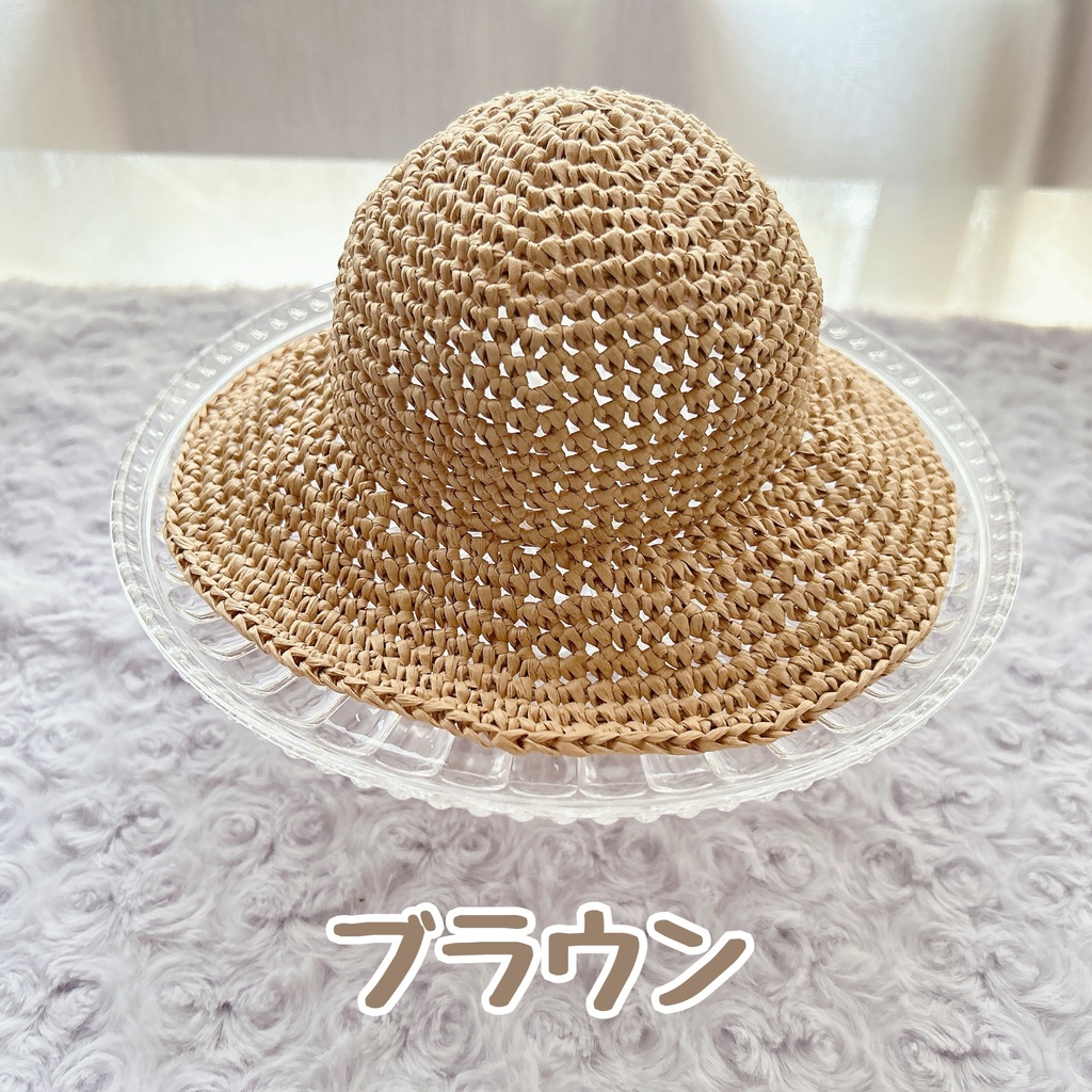 ♡女優気分のお帽子♡ブラウン♡