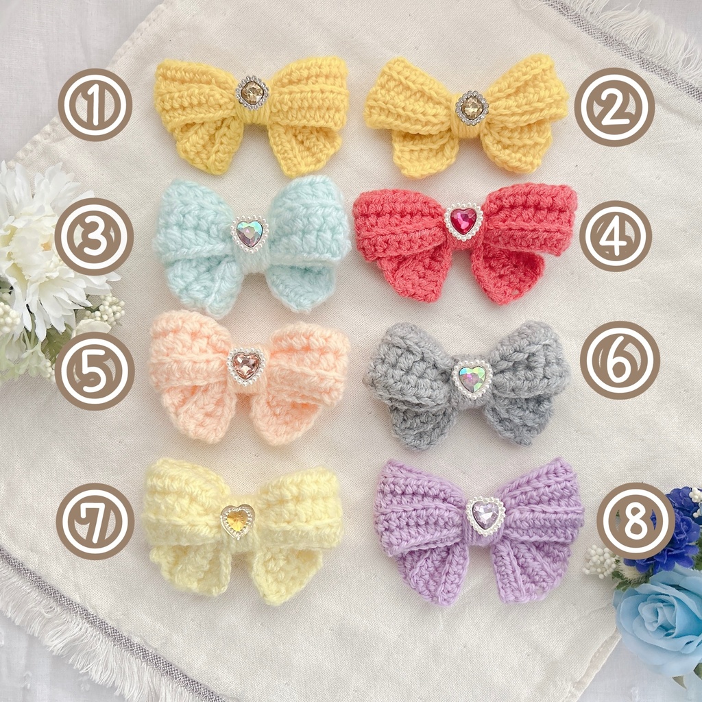 毛糸のリボン♡小さい子サイズ